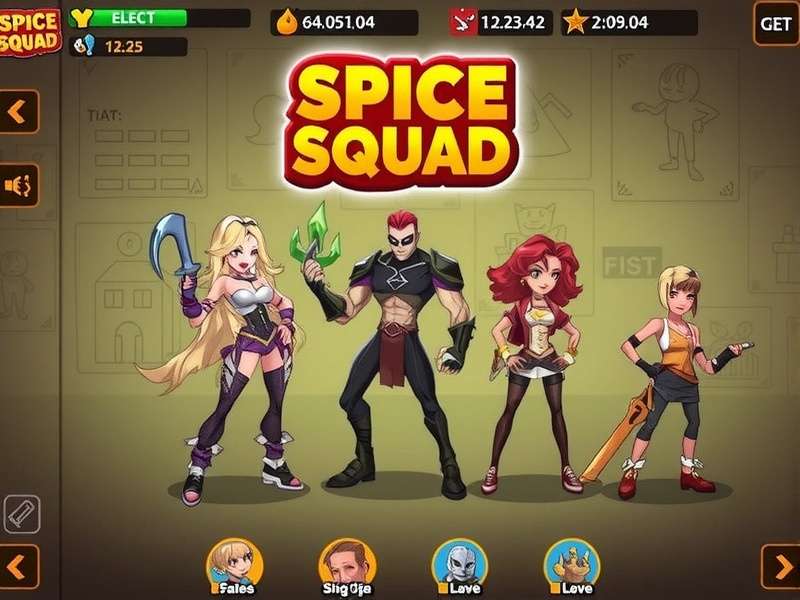 Spice Squad Game Characters